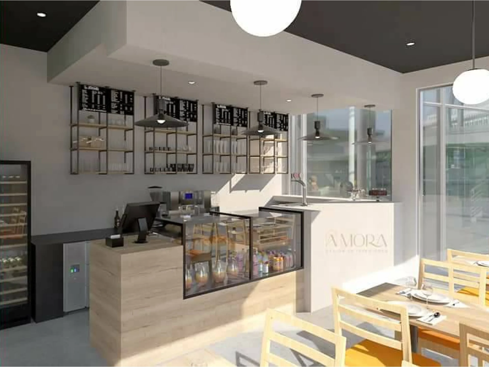 Projeto 3D de loja comercial | Viskott